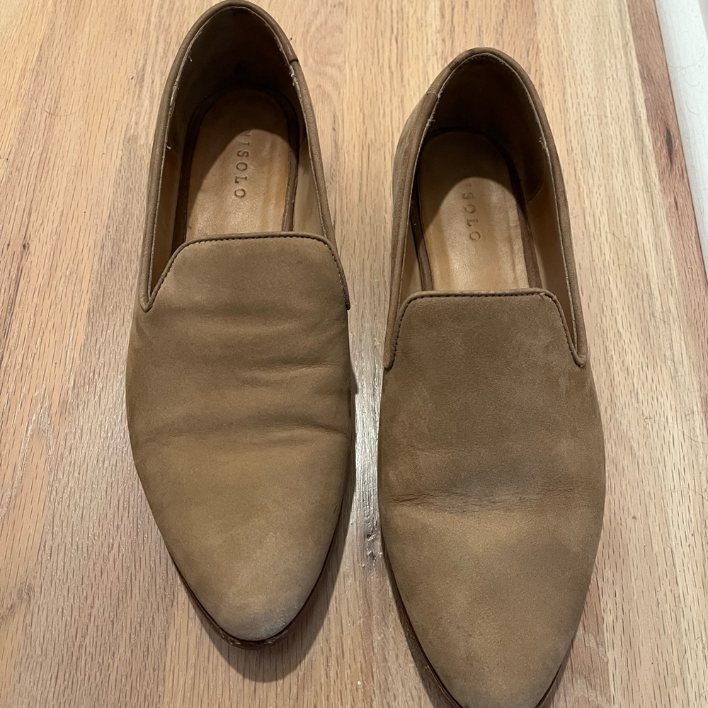 Nisolo Women's Brown Slip-On Flats